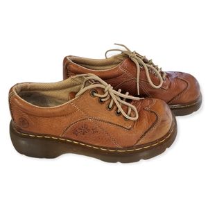 DR. Martens 12280 Floral Daisy Oxford Shoes Size 8